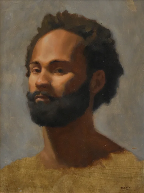 Portrait of Preston - Oil on panel, 12x16"