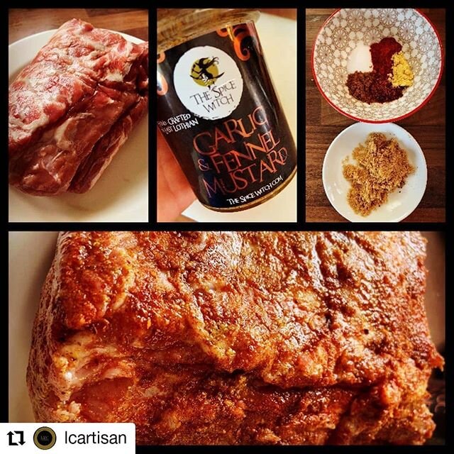 They've done it again, those magicians at @lcartisan!! CHECK.THIS.OUT. #epicnoms #localproducer #spicewitch #artisan #eastlothian #eastlothianfood #brandfamilylarder #garlicfennelmustard #porkrecipe  #Repost @lcartisan
&bull; &bull; &bull; &bull; &bu