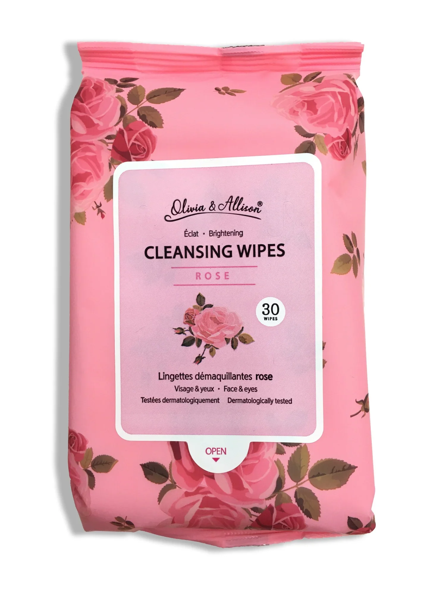 CLEANSING WIPES - ROSE