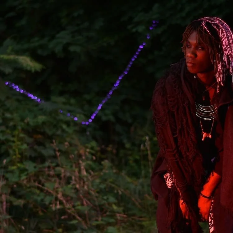 The smell of rain. 
Y'all know, when it rains heavy, especially in a forest, or woody area; that scent?
Petrichor. 
It's the smell of life, from clouds. Microorganisms that live in rainclouds - thriving off the water trapped inside; the smell is t