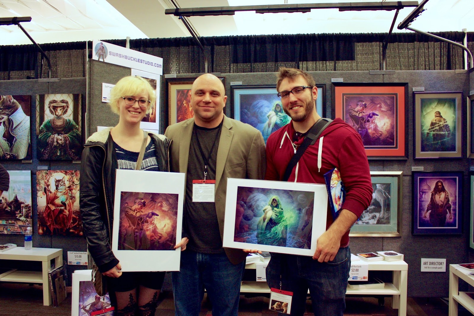 A couple of happy customers. These guys were so awesome to chat with! 