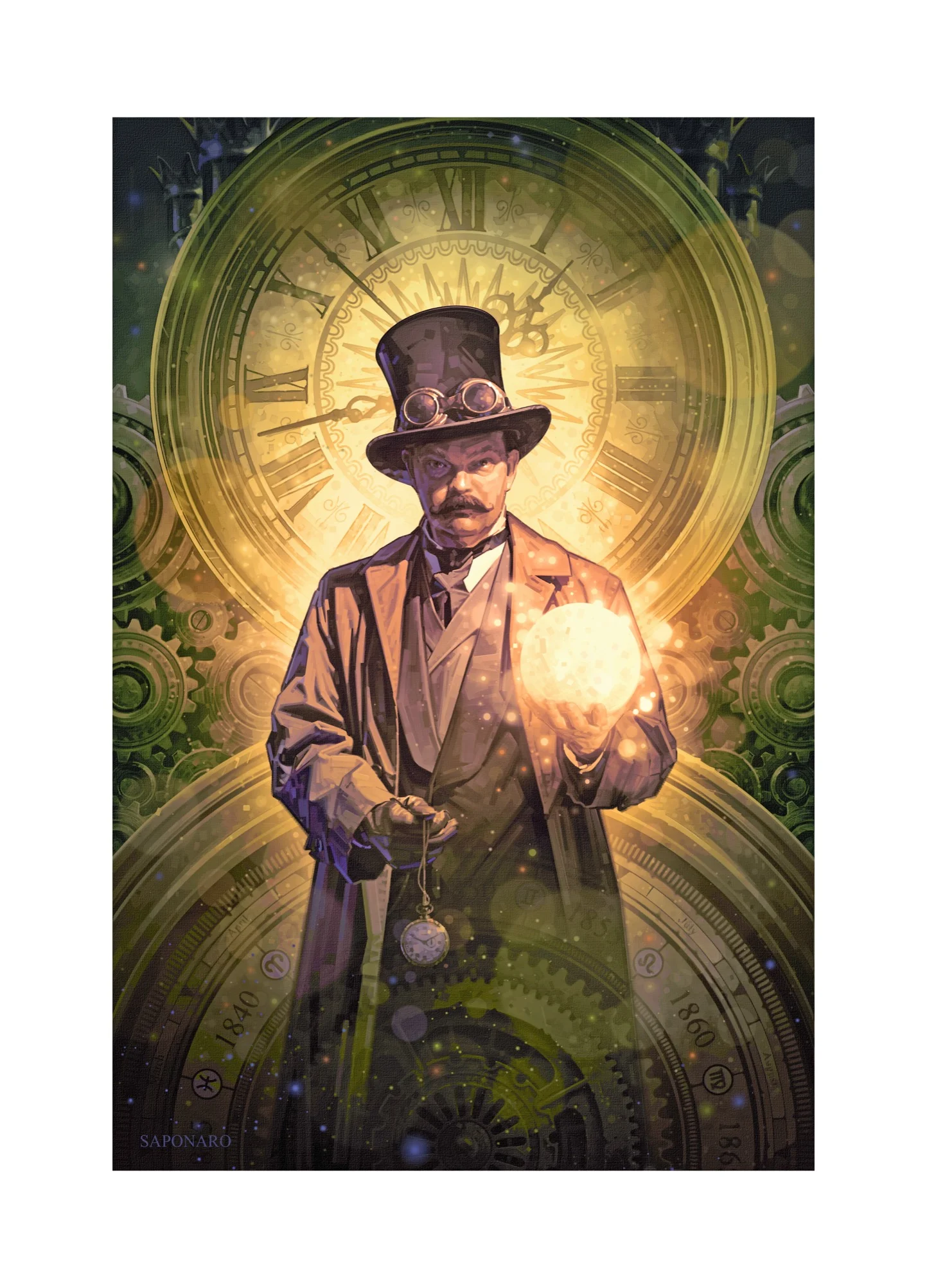 Time Roads 17 x 22" Inkjet Print by Dominick Saponaro