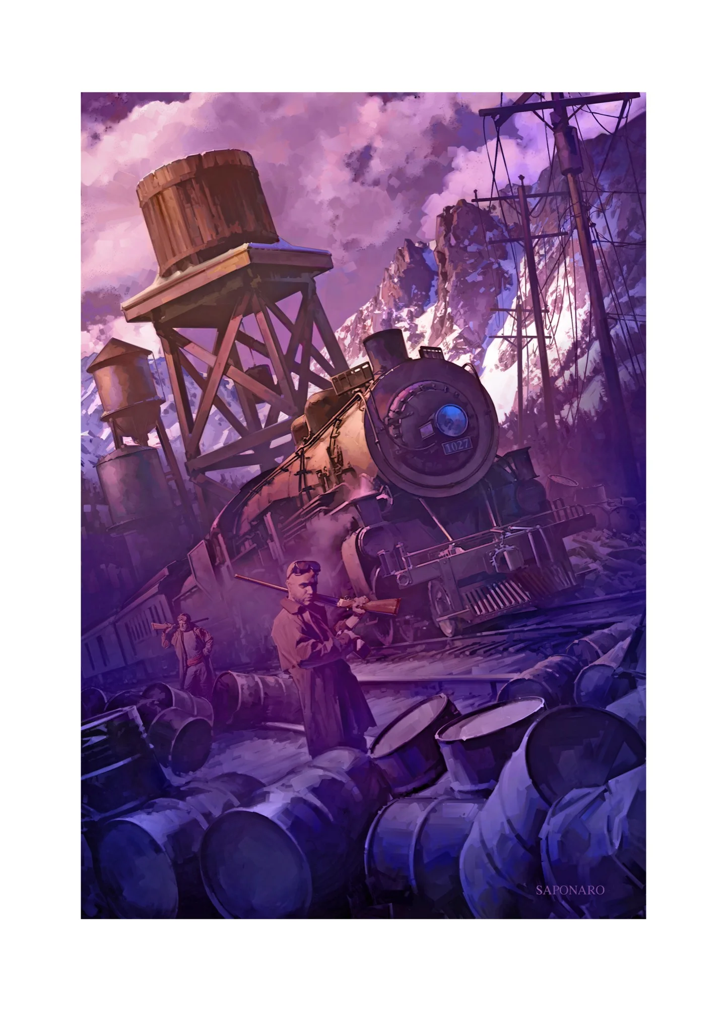 1027 17 x 22" Inkjet Print by Dominick Saponaro