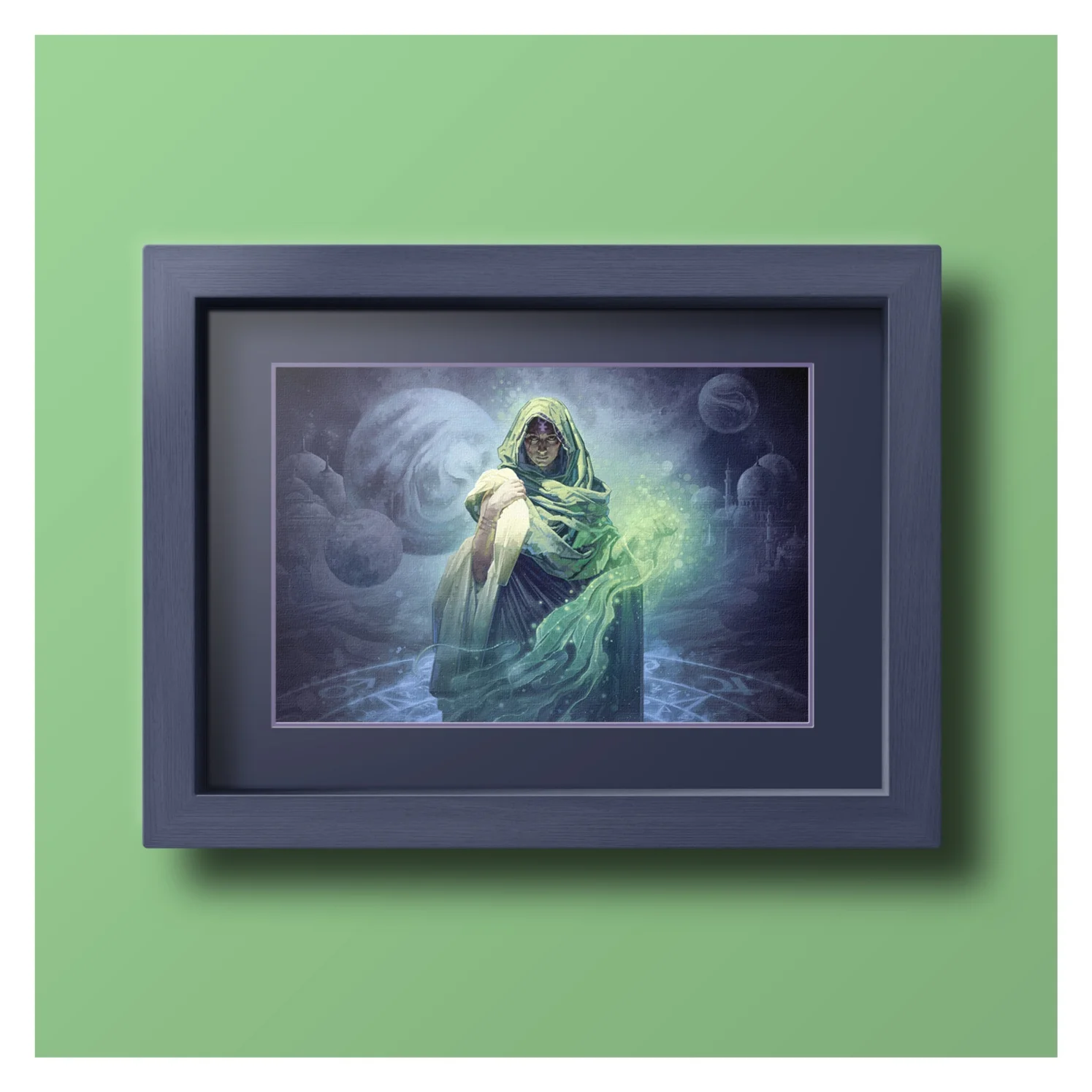 Thief of War Framed Canvas Print Mockup by Dominick Saponaro