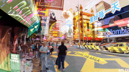 Clip from Keiichi Matsuda's future vision, Hyper-Reality.