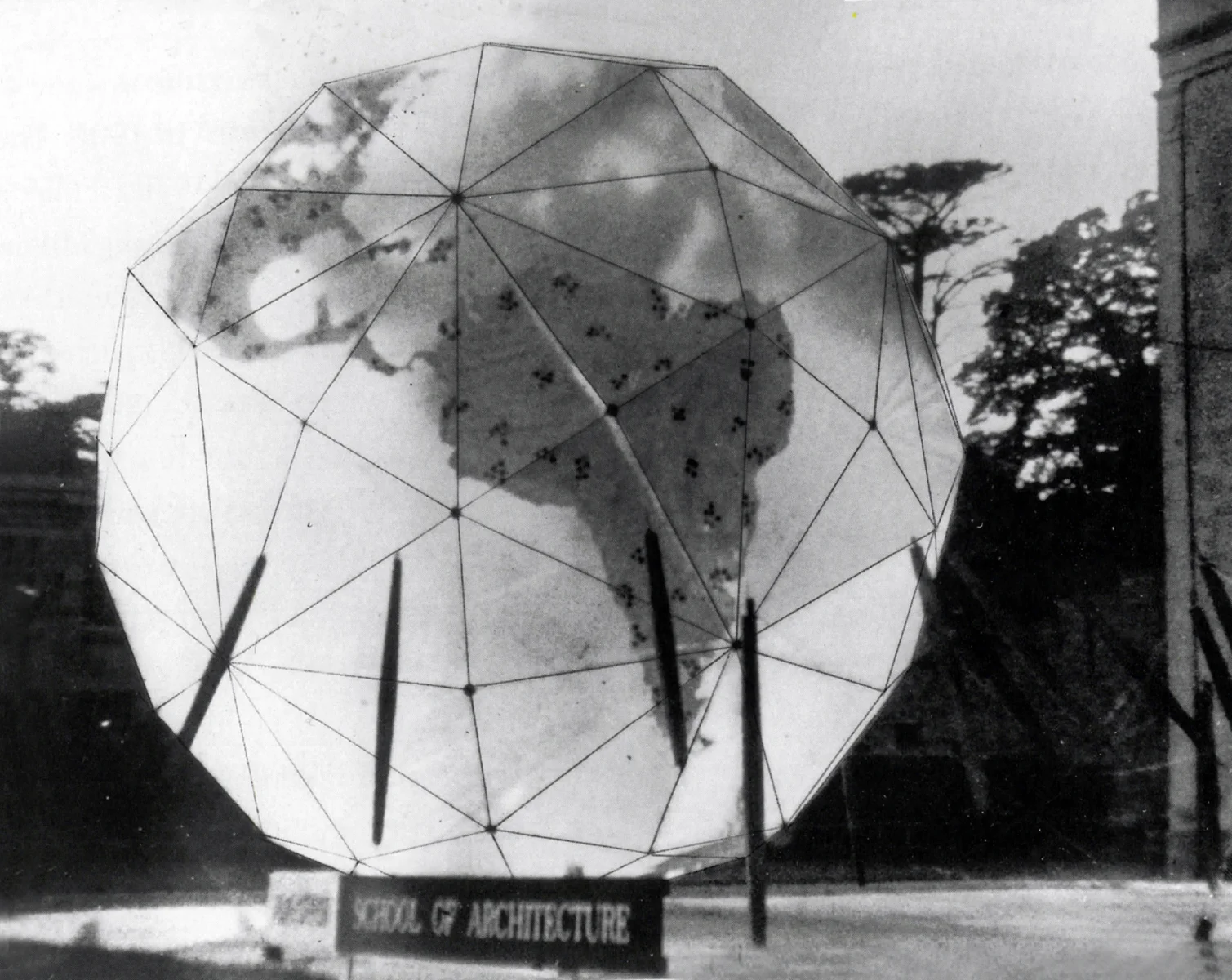 Buckminster Fuller's Geoscope, one of the 37 prototypes in The Architecture of Closed Worlds: Or, What Is the Power of Shit?