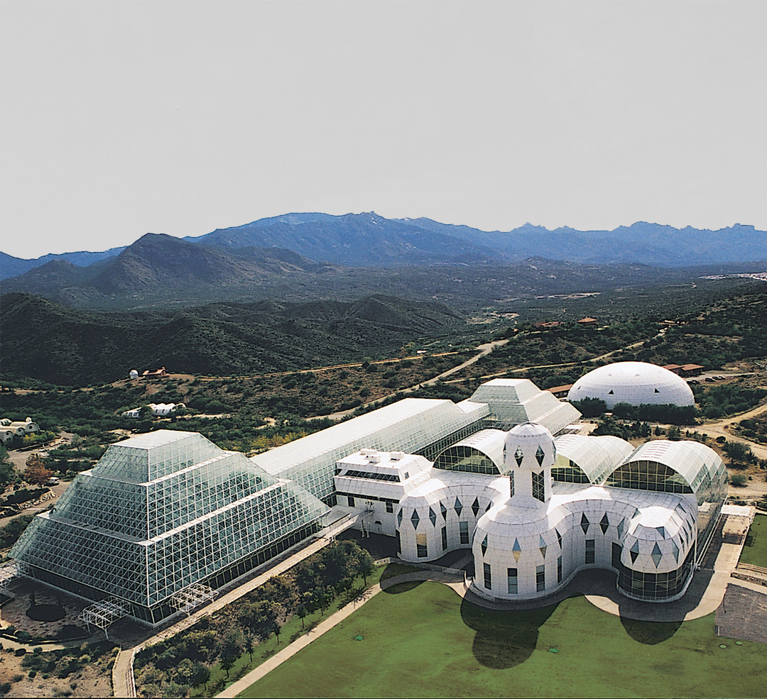 Biosphere II, one of the 37 prototypes in The Architecture of Closed Worlds: Or, What Is the Power of Shit?