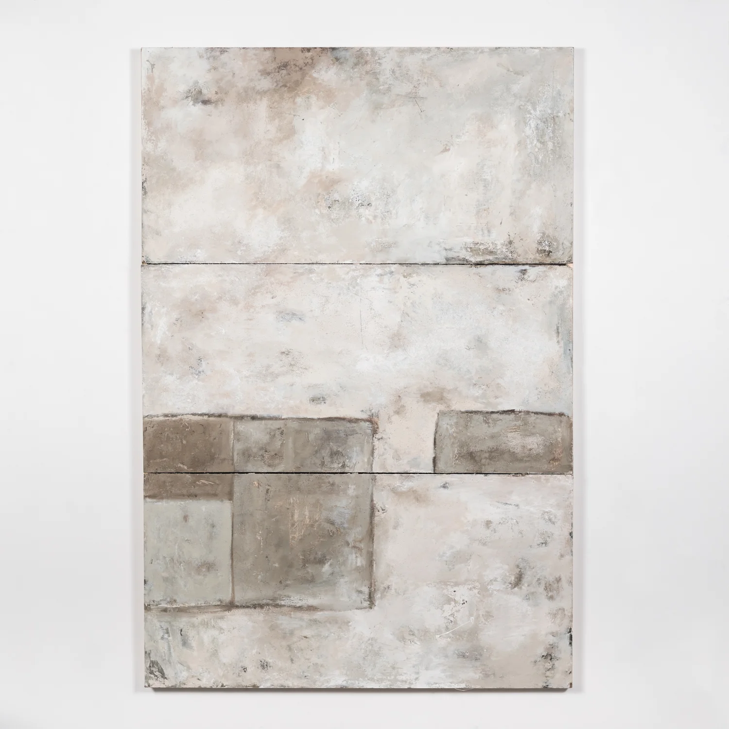   Researcher of the Infinite   oil, sand, on masonite  72” x 48” 