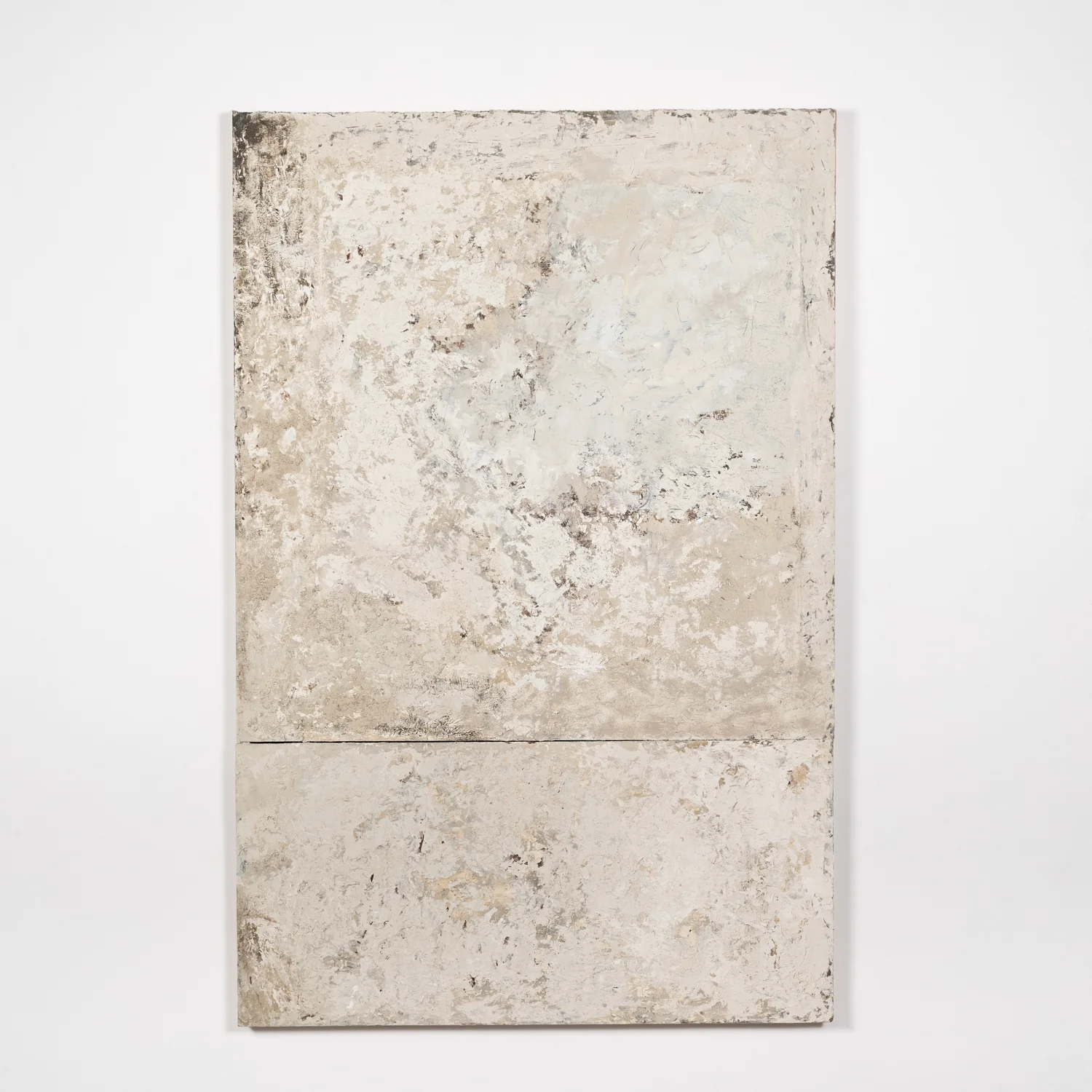   Take Me as I Am   oil, plaster, sand on masonite  69” x 45” 