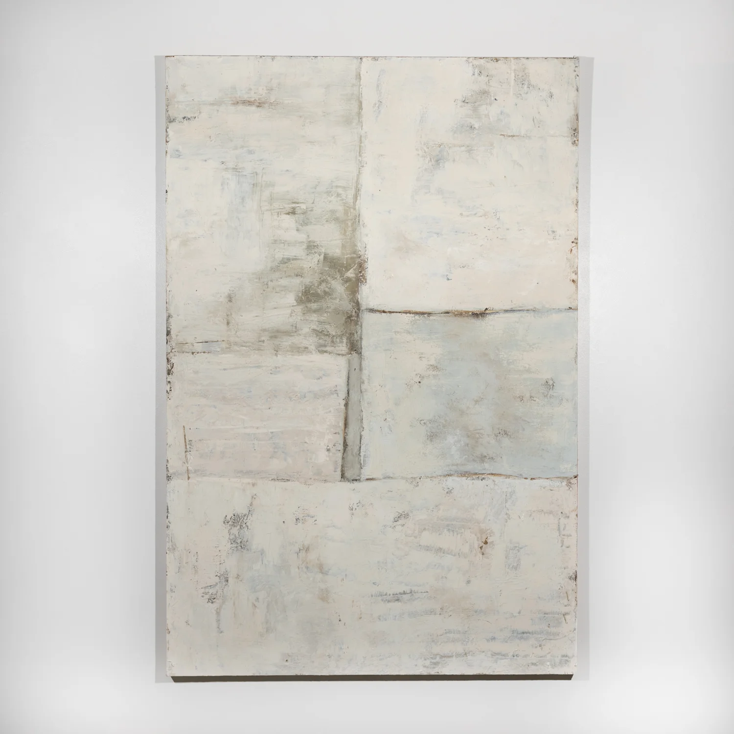   Honoring Stillness   oil, sand, on masonite  72” x 48” 