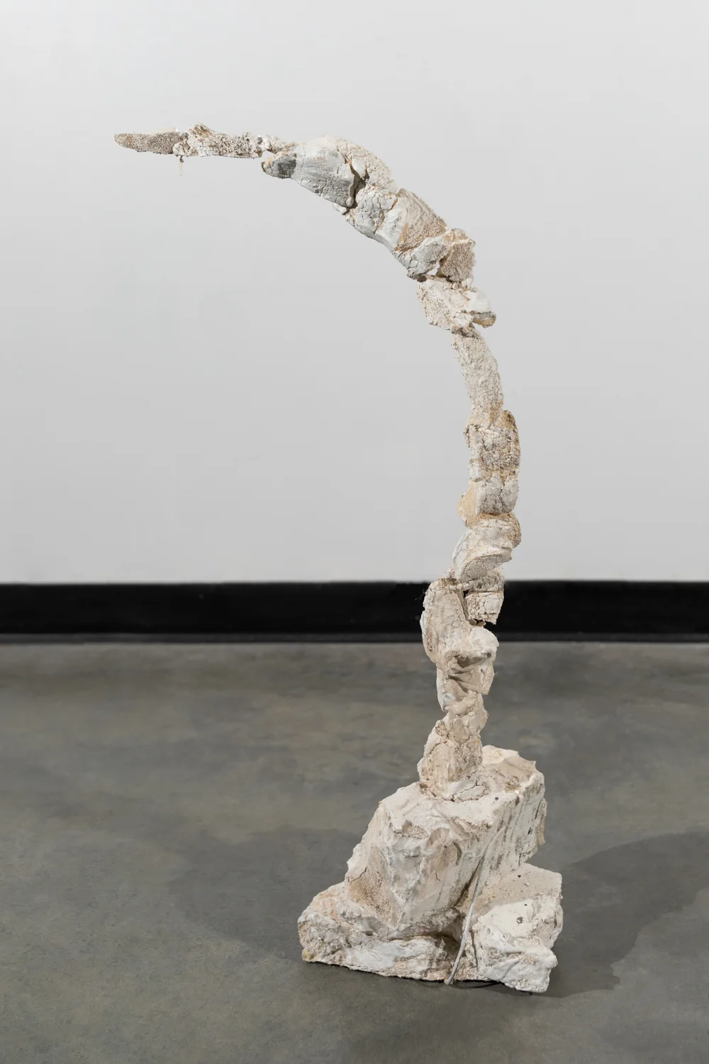   Permission to Embrace II   upholstery foam, plaster and oil  31” x 8”   