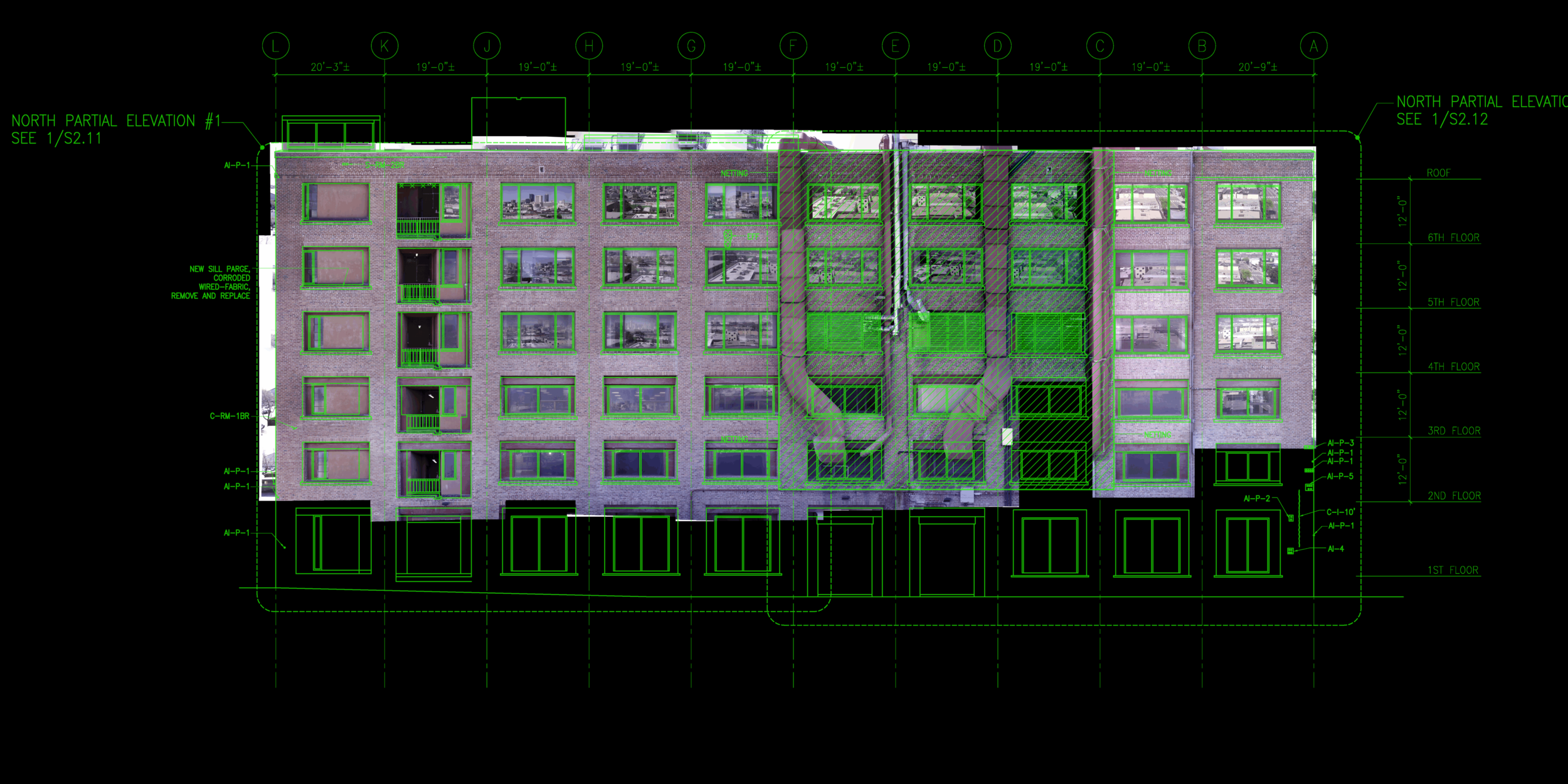 San Francisco, CA - High-Res Building Facade Inspection
