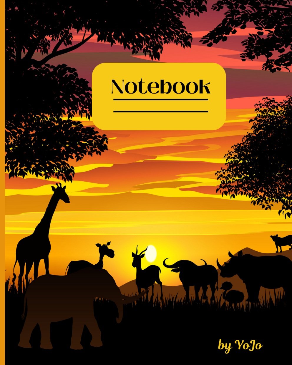 "Sunset"- Animals notebook
