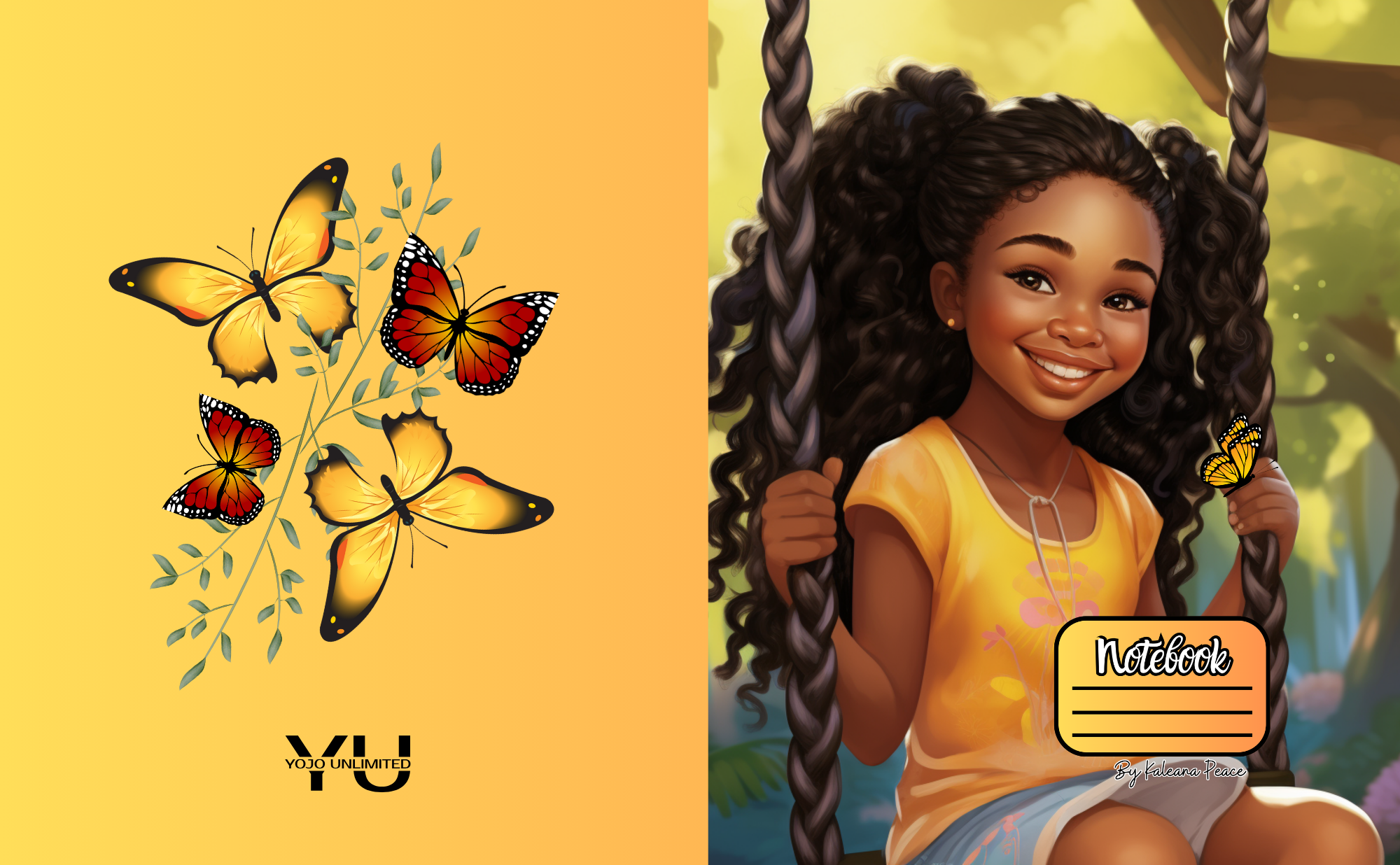 Little girl yellow full cover notebook.png