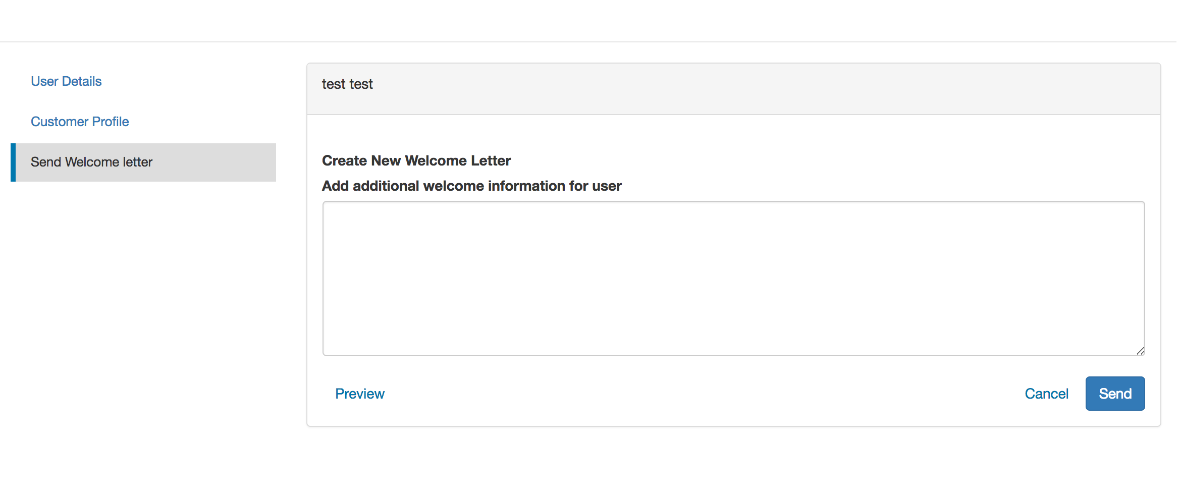 Step 3: Invite the user to log in to the website
