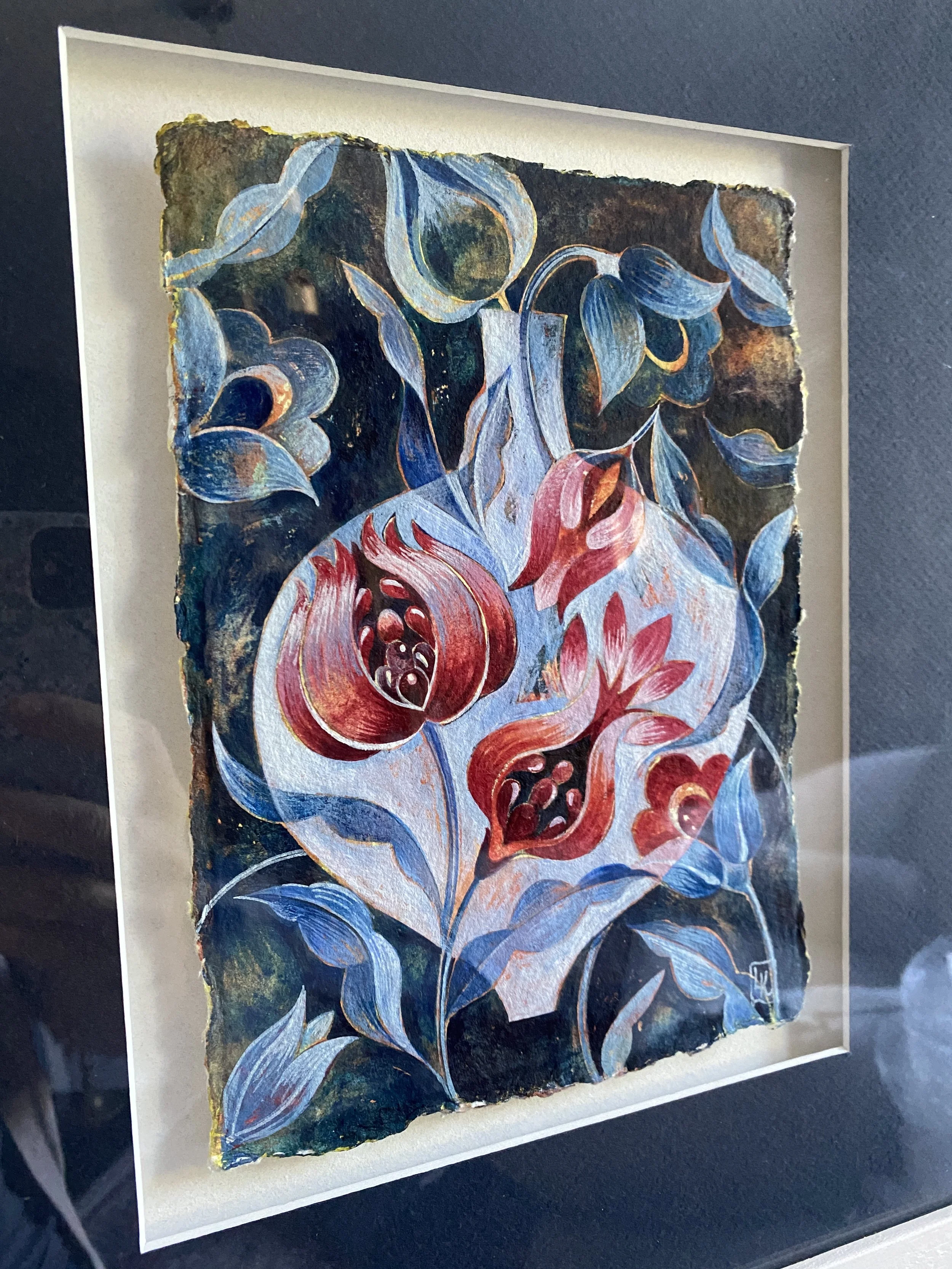 Pomegranate Vase Framed.JPG