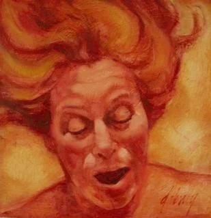 THE DESCENT OIL 12" x 12"
