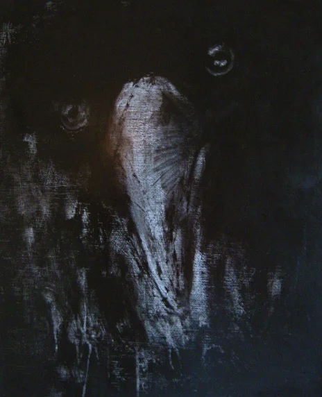 THE MESSENGER ACRYLIC SOLD