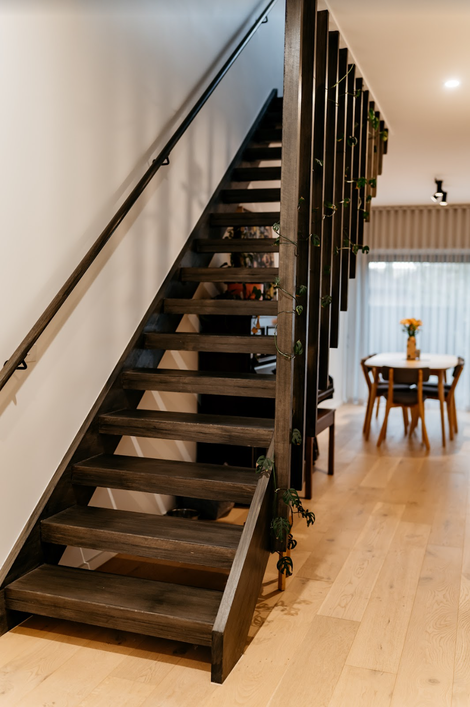 Blackbutt timber staircase