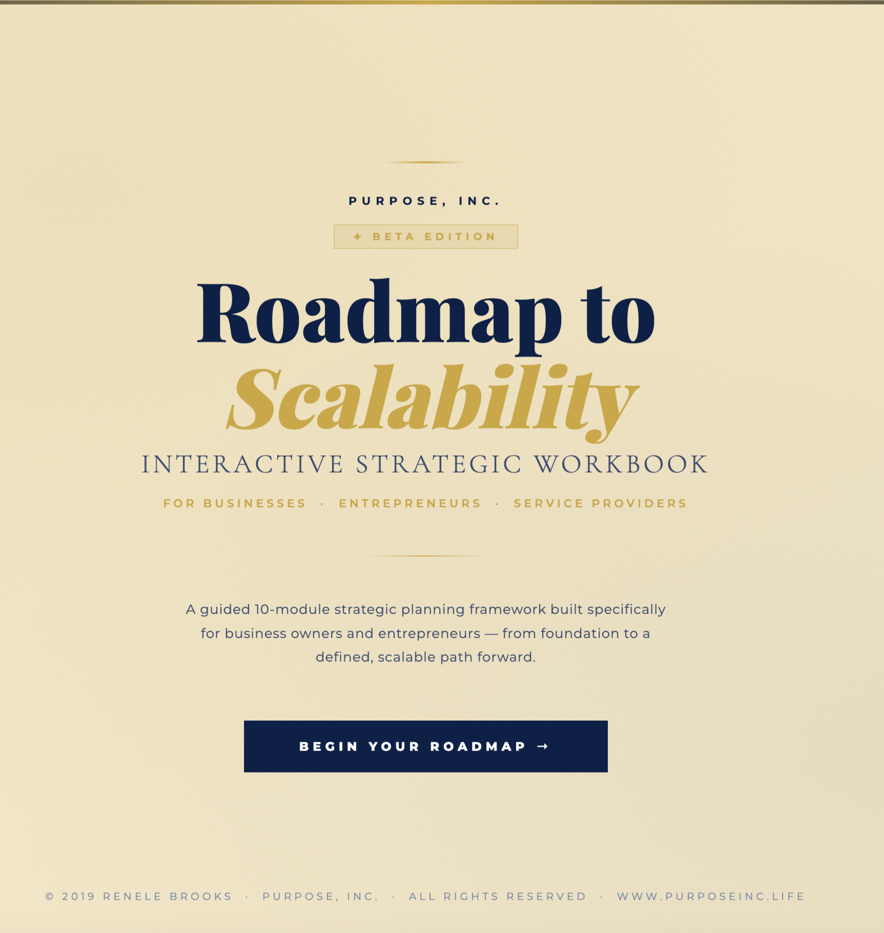 Roadmap to Scalability Beta Edition- (Beta pricing ends  April 27, 2026)
