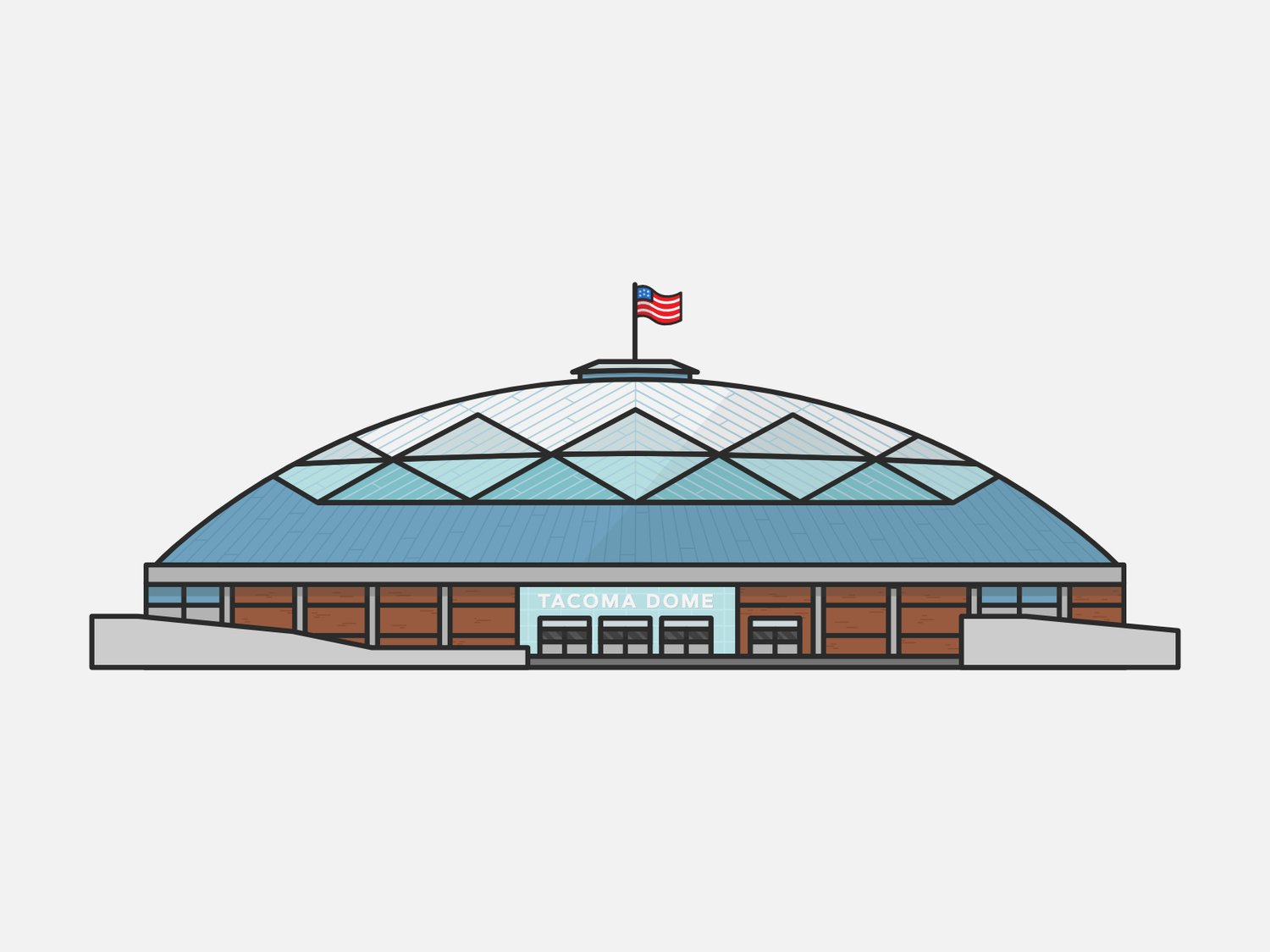 Dome Illustration — Michael Peretti