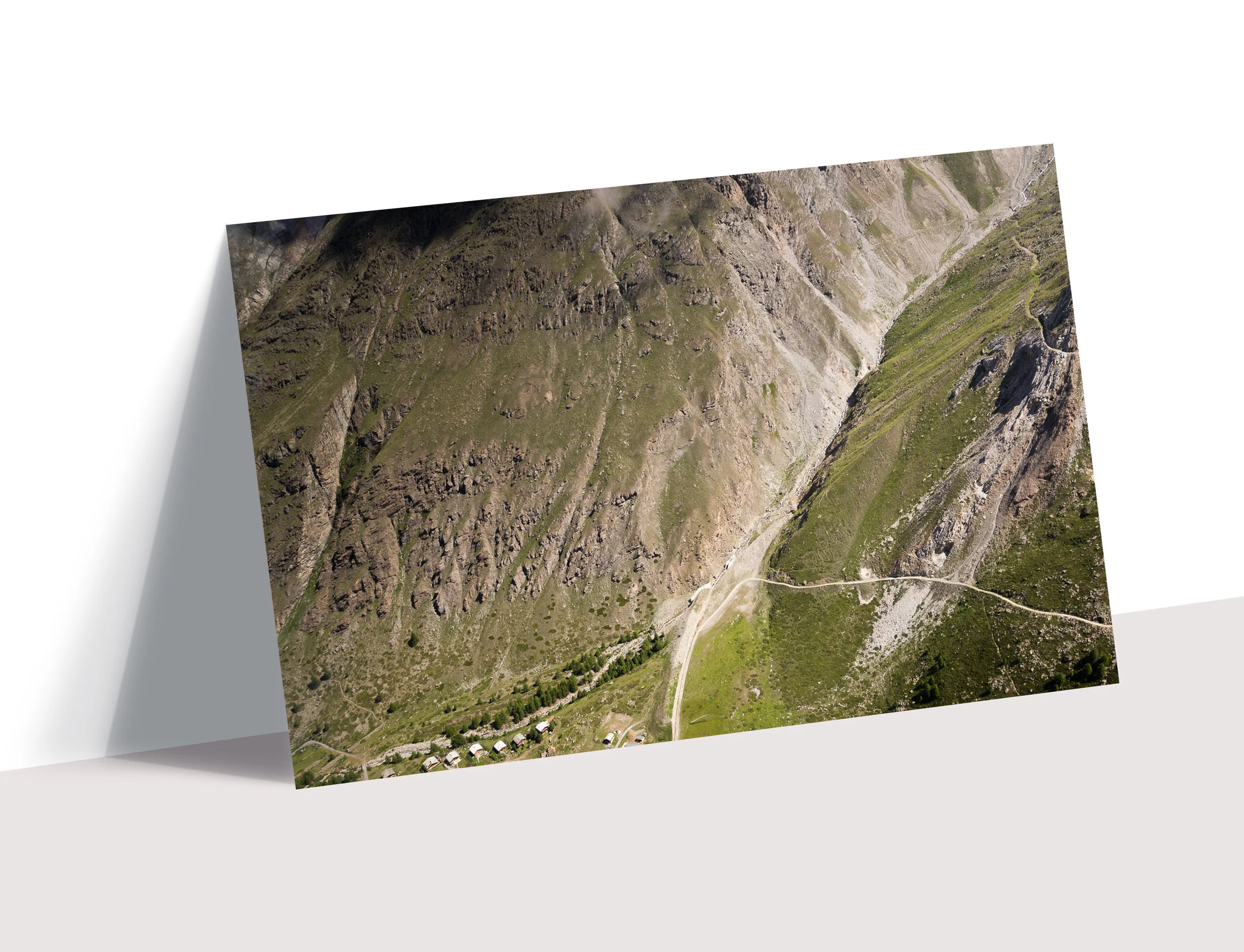 Village Below - Switzerland - Photographic Print