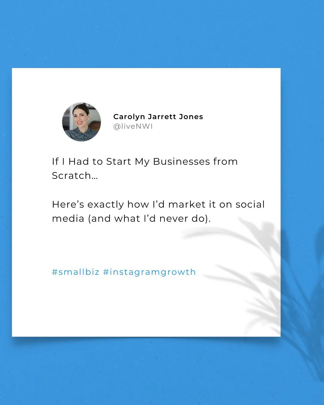 Northwest Indiana is full of incredible small businesses, and running @liveNWI, we get to talk to so many of you every single week. 

The thing we hear the most:
&ldquo;Social media feels overwhelming. I&rsquo;m trying so hard and nothing is happenin