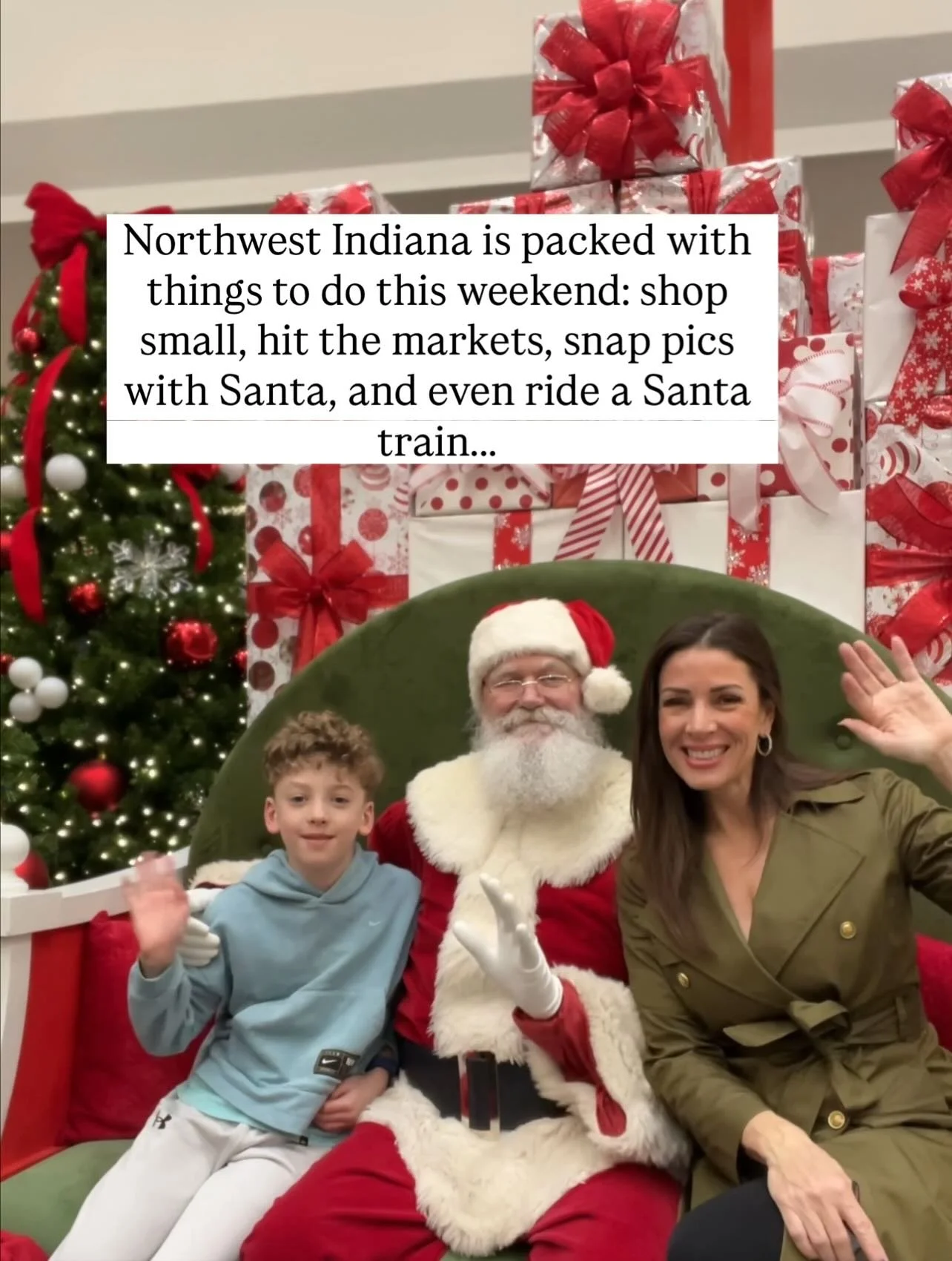 A quick roundup of what&rsquo;s happening across Northwest Indiana this weekend. Markets, trains, Santa, and a few festive stops worth adding to your list. 

Follow us and comment &ldquo;Events&rdquo; to get the full list delivered to your DMs. (If y