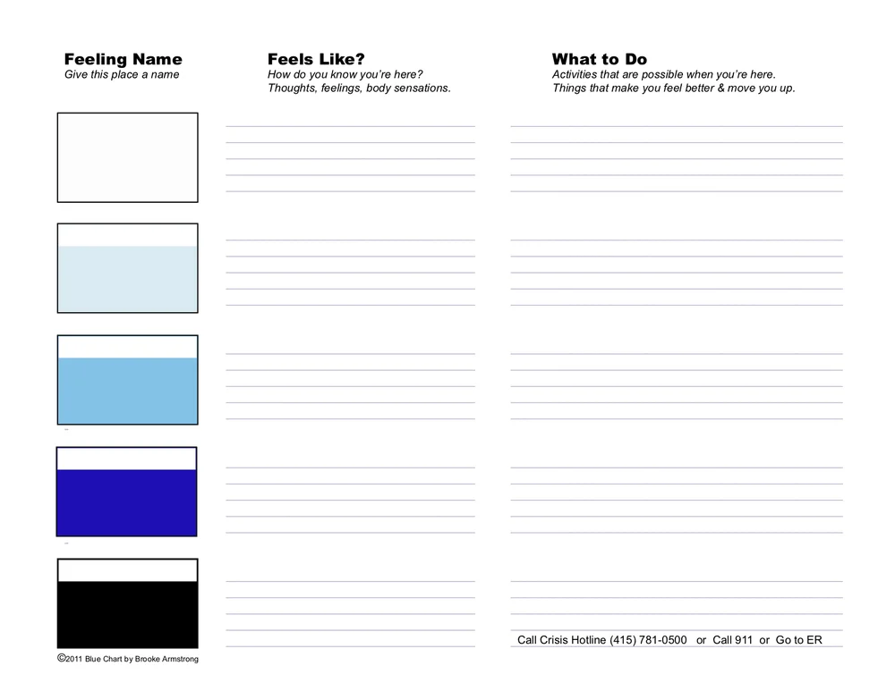 Blue chart — Dr Brooke