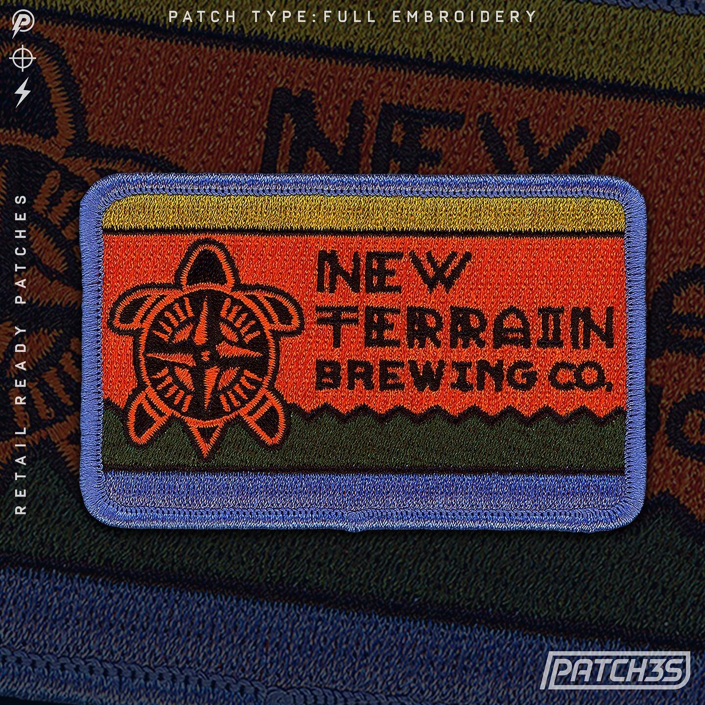 Full embroidery patches offer great texture, dimension and a classic look. Come get your next patch started!