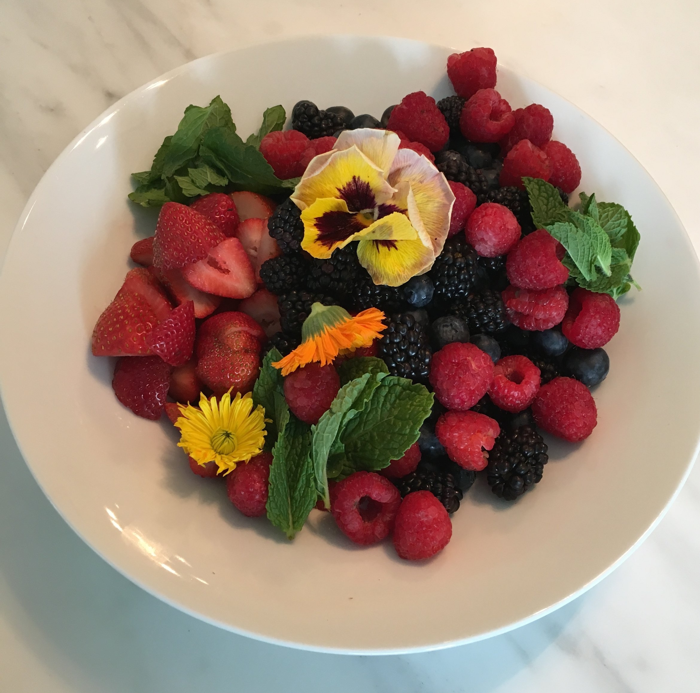 Summer berry bowl