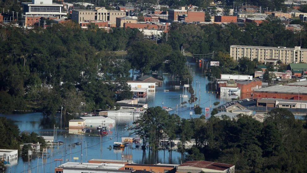 Lumberton, NC, following Hurricane Matthew (Photo Credit Unknown)