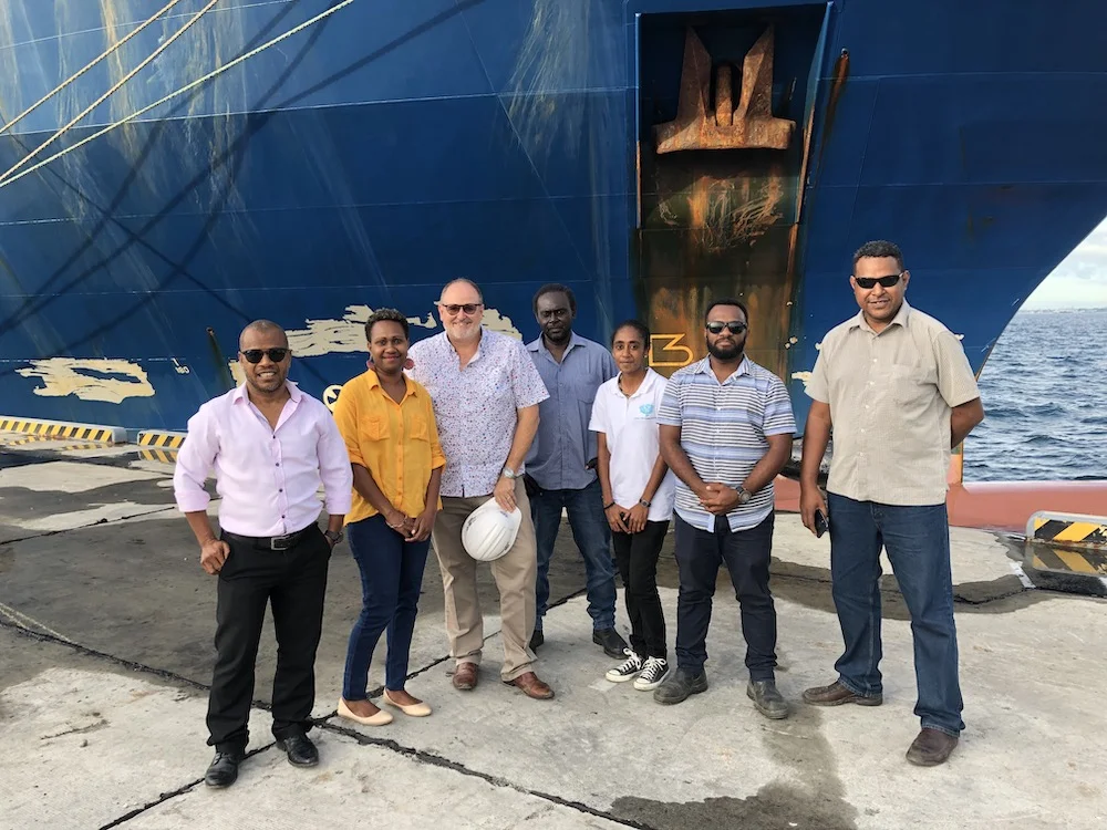 SISCC Operations Team visit the Cable Ship, Ile de Brehat