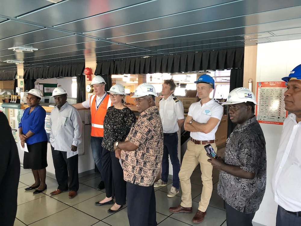 VIP’s visit Cable Ship Ile de Brehat