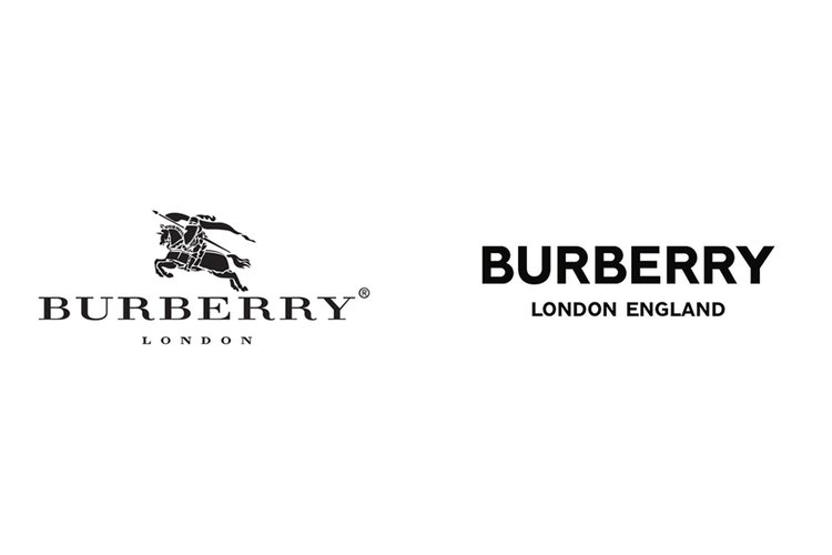 Burberry London Logo Rebrand - picture via pinterest.com