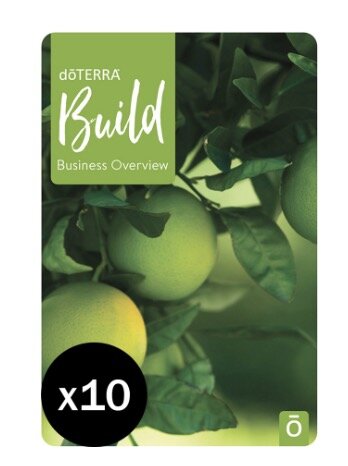 10 x doTERRA BUILD Guides (DT Store)