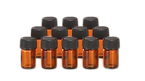 12 x 5/8 sample vials (from DT store)