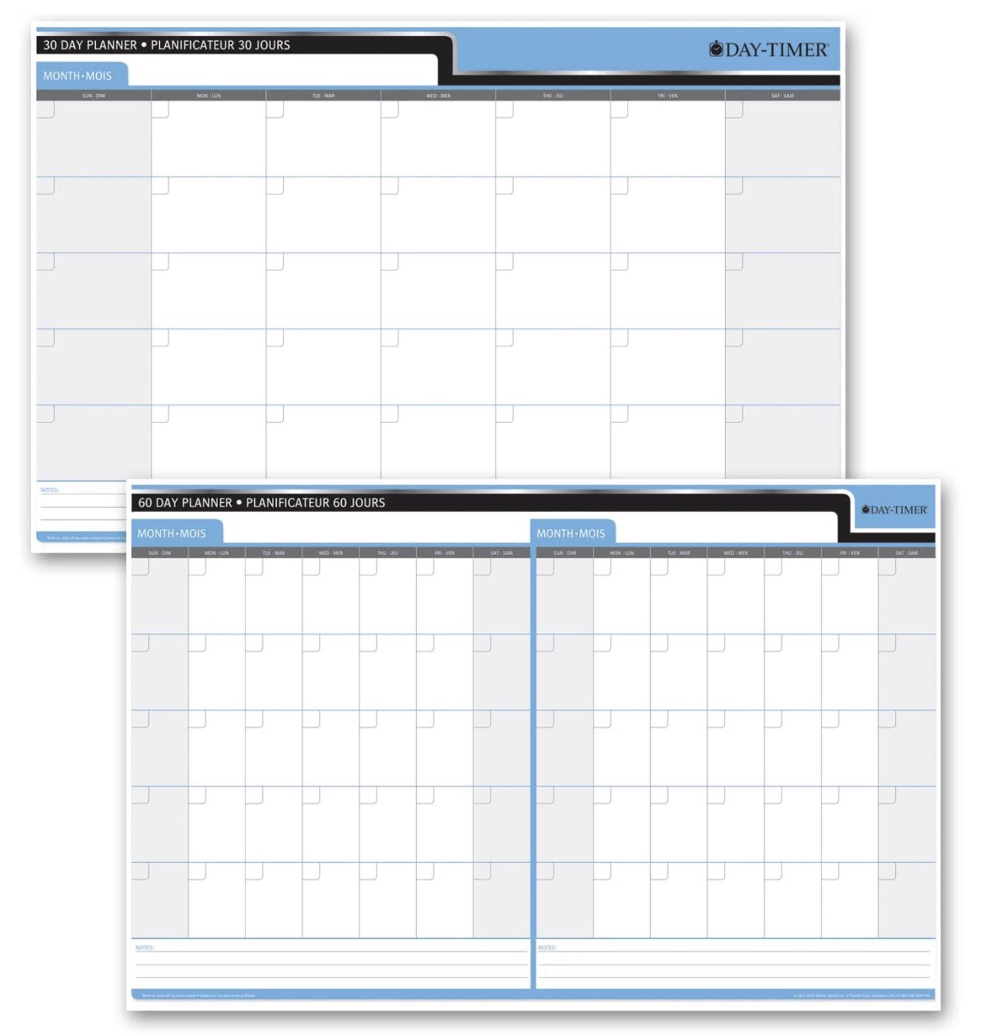 Large dry erase planner