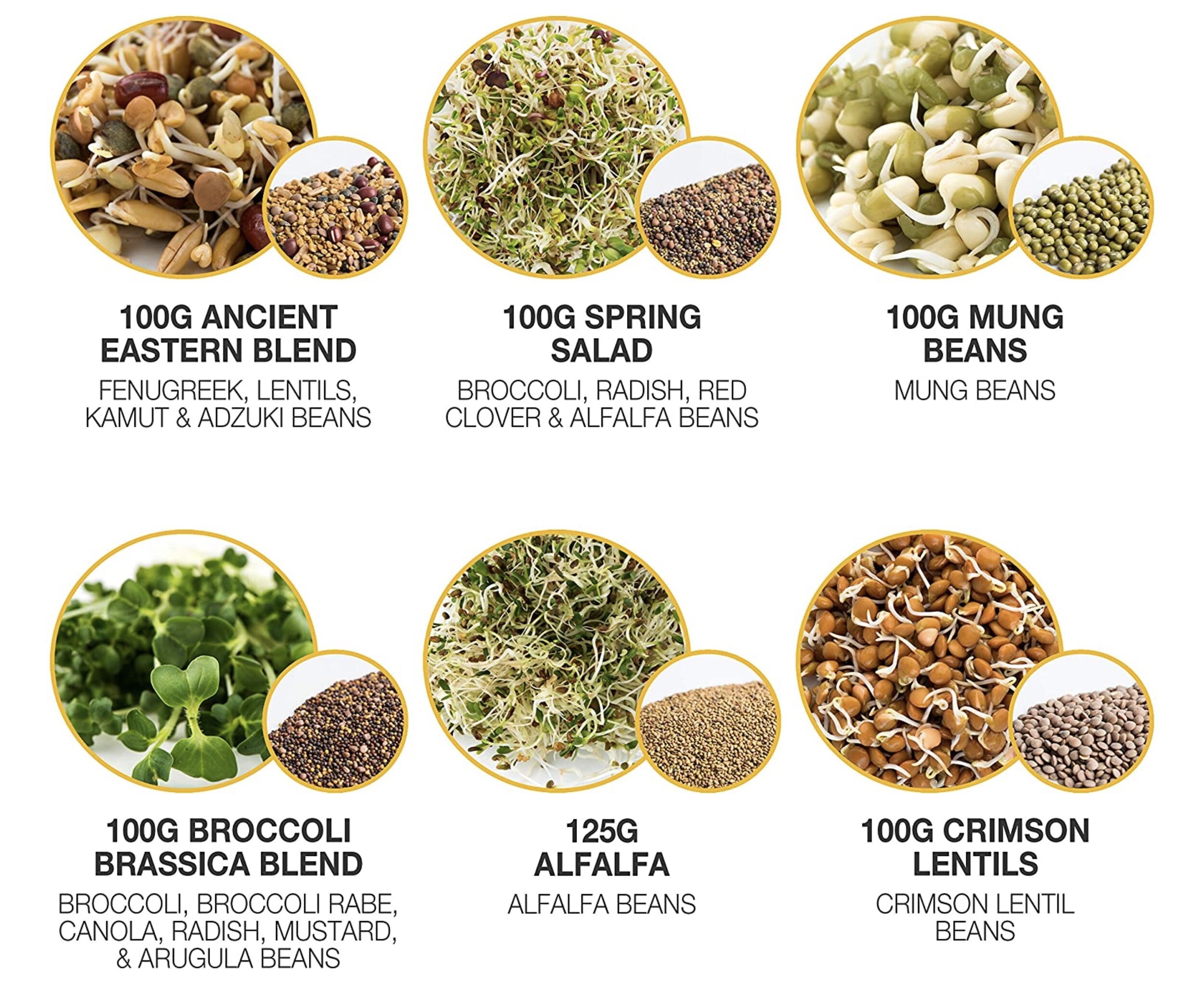 organic sprouting seeds