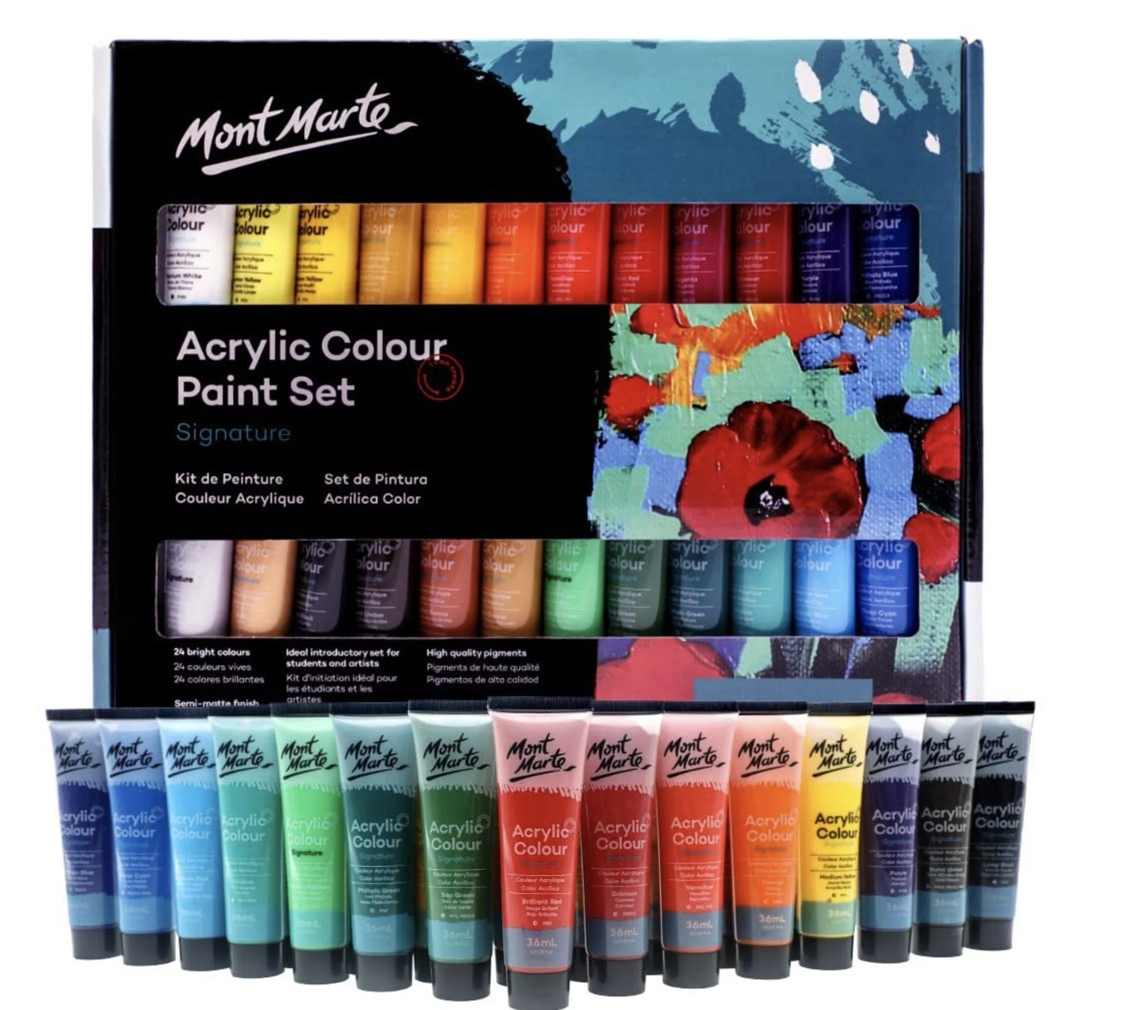 Acrylic paint set