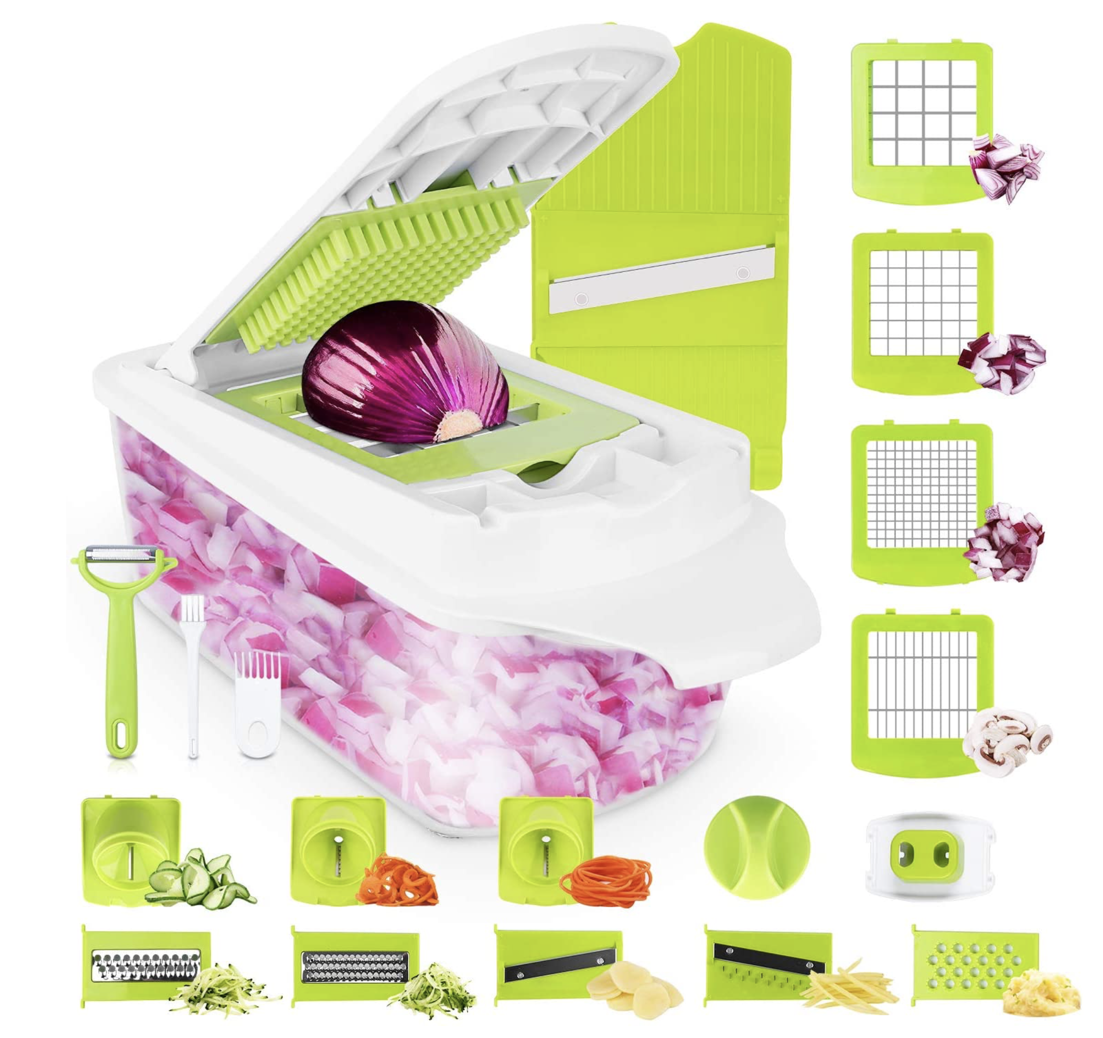 Veggie slicer + dicer