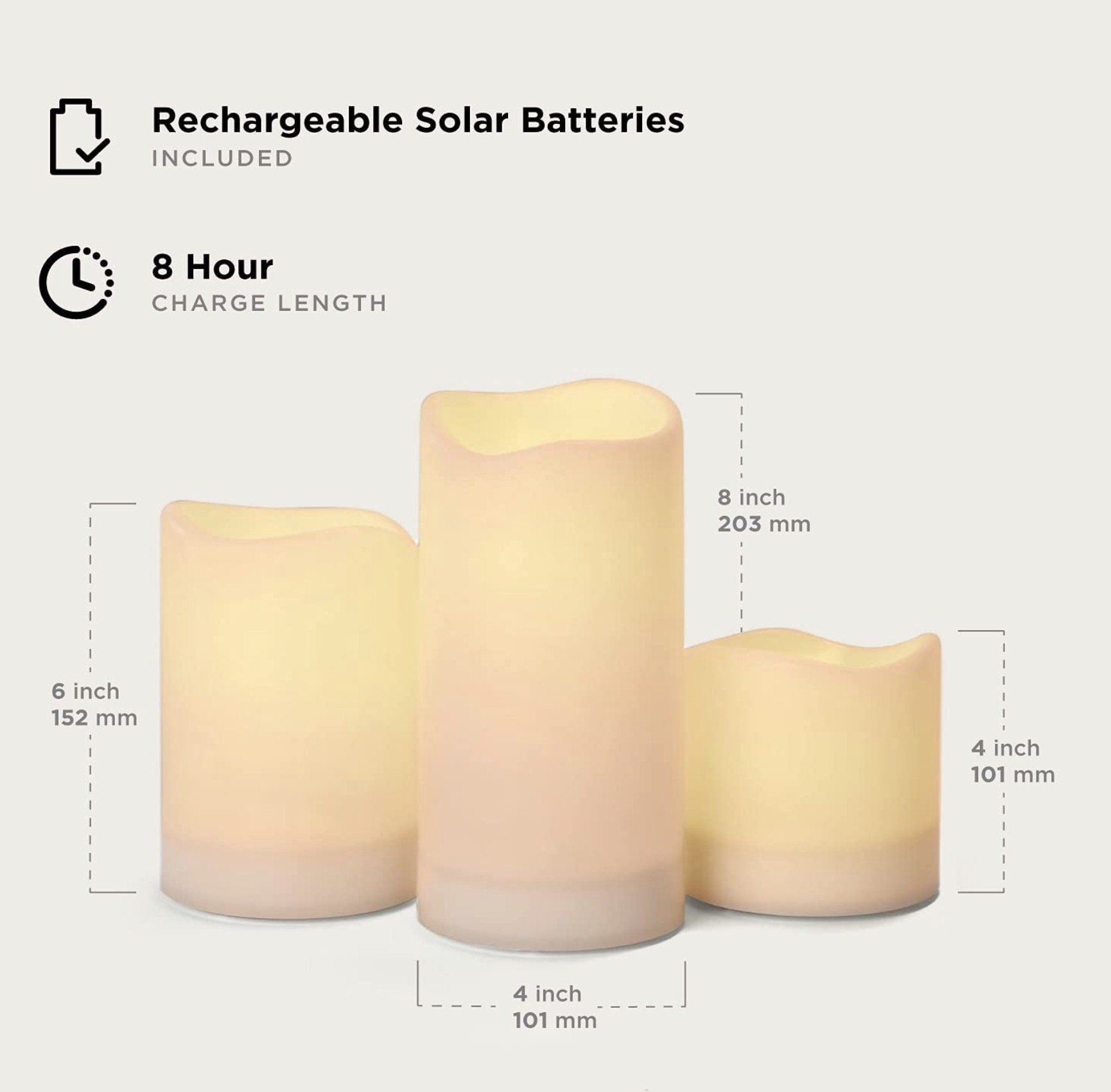 solar powered candles