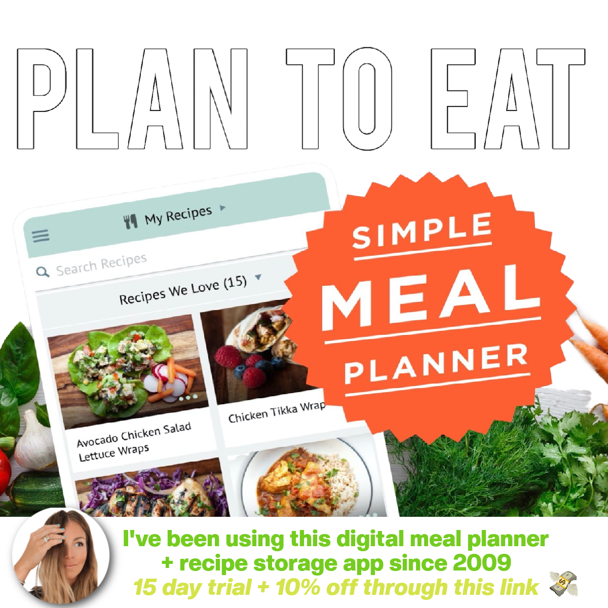 Free trial + 10% off Plan To Eat