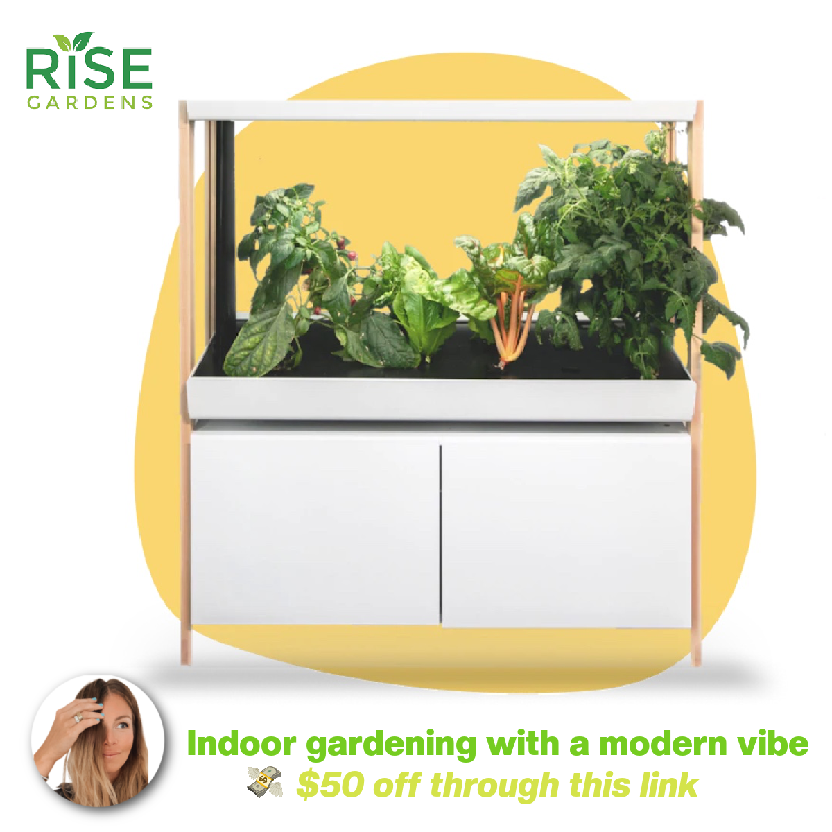 $50 off your Rise Garden