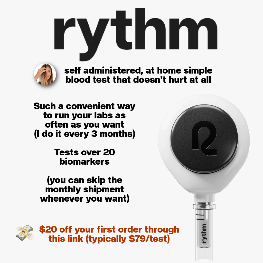 $20 off rythm blood test