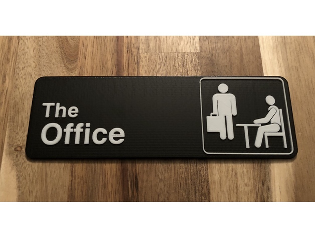 The Office Door Sign — Zacarias Engineering