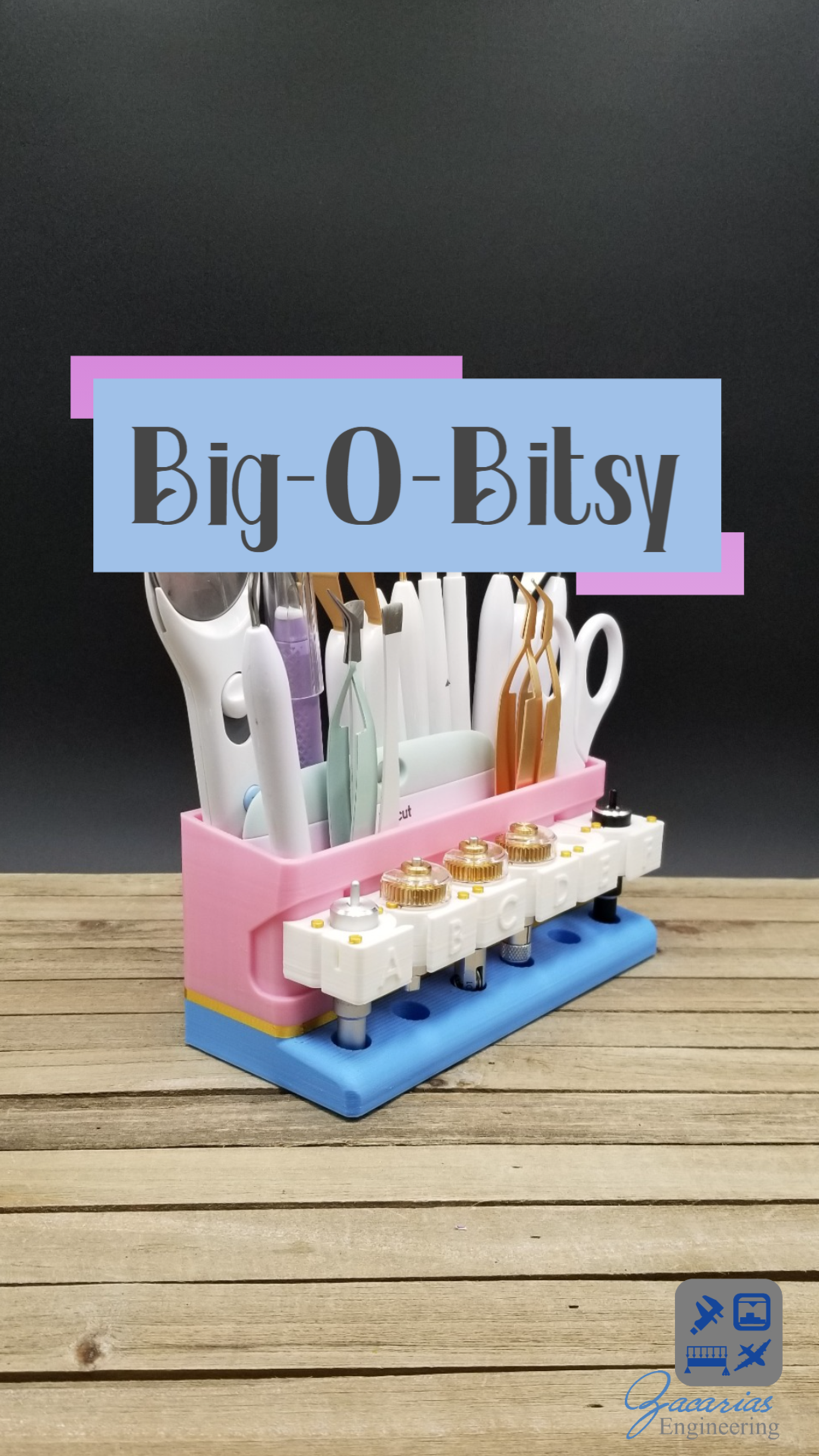 Big-O-Bitsy Adaptive Tool Holder - Tool Organizer / Tool Holder