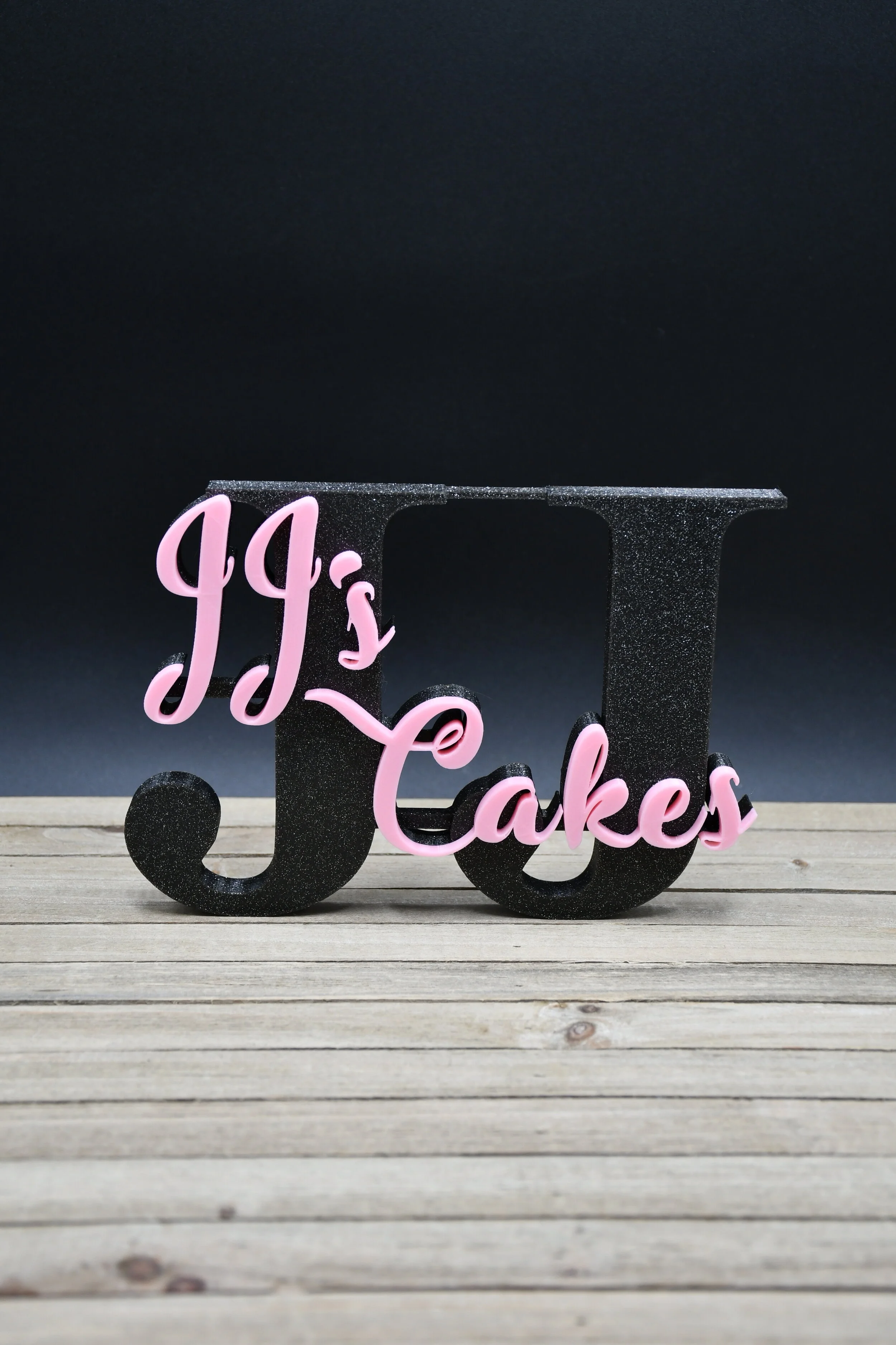 Zacarias Engineering 3D Printed Monogram Gilttery Black & Pink ZE2019P0600.JPG