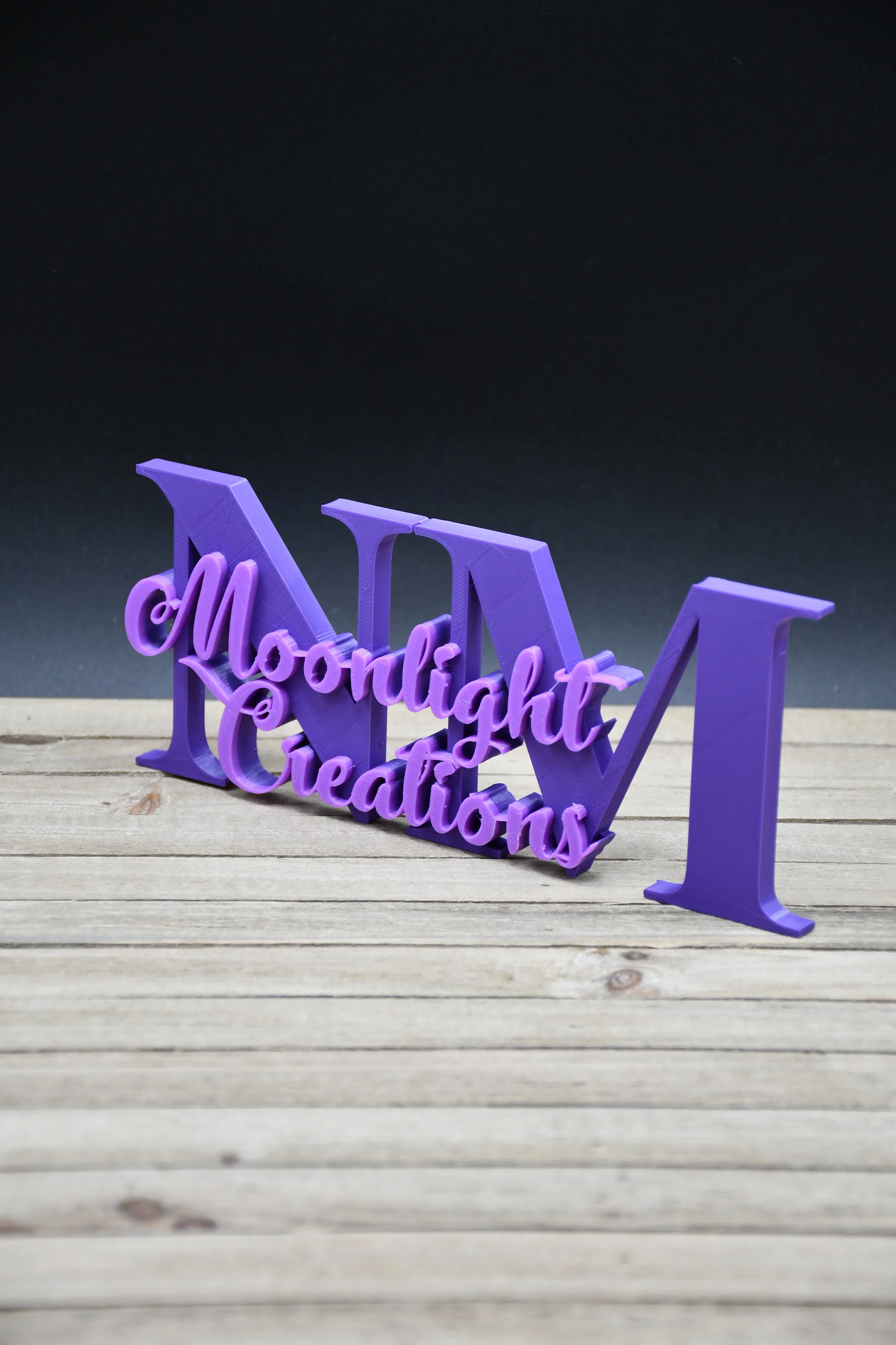 Zacarias Engineering 3D Printed Monogram Real Purple & Soft Purple ZE2019P0600 2.JPG