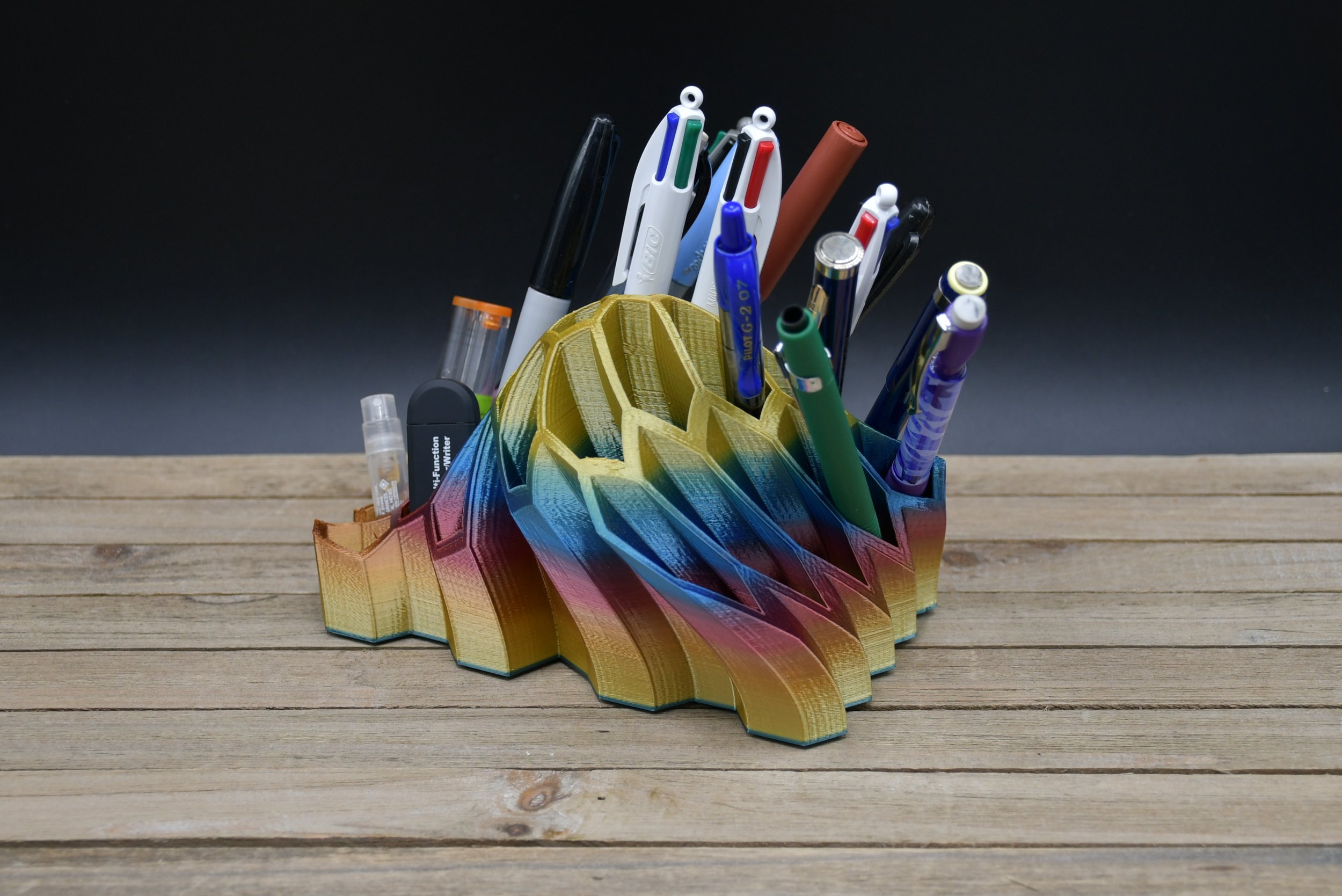 Twisted 3D-Printed Pens : Serpentina Pen